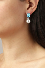 Load image into Gallery viewer, Dyrberg/Kern Wali Earrings in Aqua