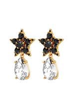 Load image into Gallery viewer, Dyrberg/Kern Hydra Earrings in Black/Silver