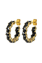 Load image into Gallery viewer, Dyrberg/Kern Tamarin Earrings in Black