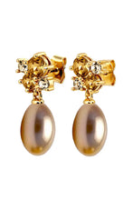 Load image into Gallery viewer, Dyrberg/Kern Petun Golden Earrings