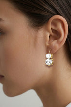 Load image into Gallery viewer, Dyrberg/Kern Globule Crystal/Pearl Earrings