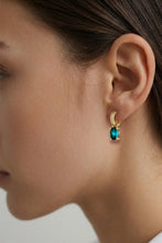Load image into Gallery viewer, Dyrberg/Kern Solene Petrol Earrings