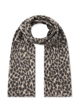 Load image into Gallery viewer, Codello Cashmere-Soft Scarf with Leopard Print