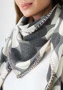 Load image into Gallery viewer, Codello Triangular scarf in Scandi look in Grey