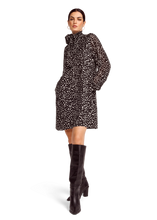 Load image into Gallery viewer, Riani Crazy Dots Mini Dress in Black