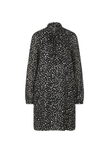 Load image into Gallery viewer, Riani Crazy Dots Mini Dress in Black