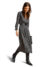 Load image into Gallery viewer, Riani Crazy Dots Dress in Black