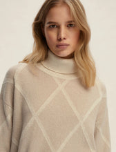Load image into Gallery viewer, Emme Dorato High-Neck Sweater in Ecru