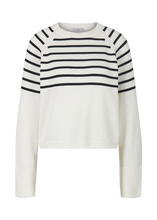 Load image into Gallery viewer, Riani Striped Jumper in Black and White