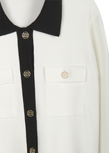 Load image into Gallery viewer, Riani Cardigan in Black and White