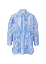 Load image into Gallery viewer, Riani Blouse with Palm Stripes Print