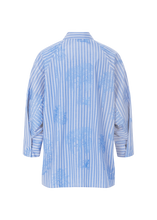 Load image into Gallery viewer, Riani Blouse with Palm Stripes Print