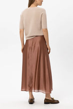 Load image into Gallery viewer, Luisa Cerano Organza-Rock Skirt in Brick