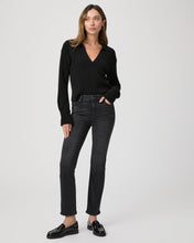 Load image into Gallery viewer, Paige Cindy Straight Jeans in Black Shadow