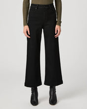 Load image into Gallery viewer, Paige Anessa Wide-Leg Jeans in Black Shadow