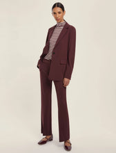 Load image into Gallery viewer, Emme Flare Trousers in Bordeaux