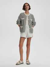 Load image into Gallery viewer, Varley Tidewell Textured Knit Jacket in Birch Multi Stitch