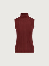 Load image into Gallery viewer, Varley Anastasia Rib Knit Tank in  New Maroon