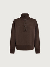 Load image into Gallery viewer, Varley Bronya Button Placket Sweater in Coffee Brean