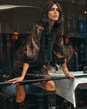 Load image into Gallery viewer, Summum A-Line Dress in Jacquard Fabric