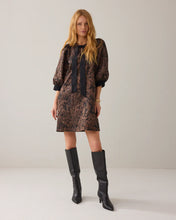 Load image into Gallery viewer, Summum A-Line Dress in Jacquard Fabric