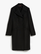 Load image into Gallery viewer, MaxMara Tema Black Wool Coat
