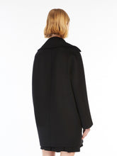 Load image into Gallery viewer, MaxMara Kent Black Wool Pea Coat