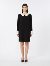 Load image into Gallery viewer, MaxMara Golfo Cady Dress in Black