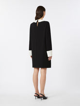 Load image into Gallery viewer, MaxMara Golfo Cady Dress in Black