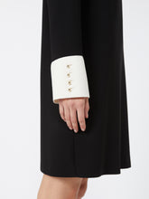 Load image into Gallery viewer, MaxMara Golfo Cady Dress in Black