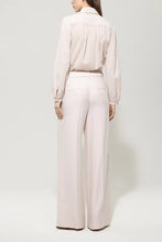Load image into Gallery viewer, Luisa Cerano Gabardine Wide-Leg Trousers in Soft Pink