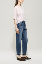 Load image into Gallery viewer, Luisa Cerano Loose-Leg Blue Denim Jeans
