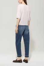 Load image into Gallery viewer, Luisa Cerano Loose-Leg Blue Denim Jeans
