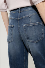 Load image into Gallery viewer, Luisa Cerano Loose-Leg Blue Denim Jeans