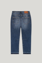 Load image into Gallery viewer, Luisa Cerano Loose-Leg Blue Denim Jeans