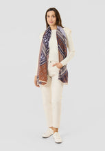 Load image into Gallery viewer, Codello Noble Scarf made of Wool with Pattern Mix