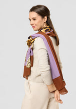 Load image into Gallery viewer, Codello Viscose Scarf with Leopard Motifs