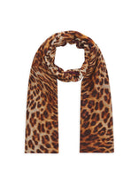 Load image into Gallery viewer, Codello Scarf with Leopard Print and ALWAYS FOREVER Lettering