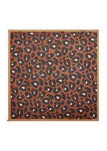 Load image into Gallery viewer, Codello Noble Scarf made of Wool with Leopard Pattern