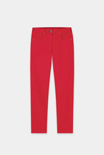Load image into Gallery viewer, Luisa Cerano High-Stretch Skinny Denim in Cherry Red