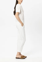 Load image into Gallery viewer, Luisa Cerano Gabardine Slim-Tailored Pants in White