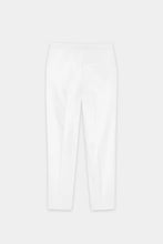 Load image into Gallery viewer, Luisa Cerano Gabardine Slim-Tailored Pants in White