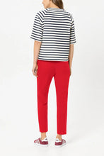Load image into Gallery viewer, Luisa Cerano Gabardine Slim-Tailored Pants in Cherry Red