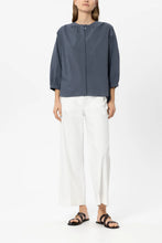 Load image into Gallery viewer, Luisa Cerano Twill Wide-Leg Pants in White