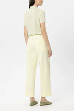 Load image into Gallery viewer, Luisa Cerano Twill Wide-Leg Pants in Citron