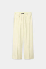 Load image into Gallery viewer, Luisa Cerano Twill Wide-Leg Pants in Citron