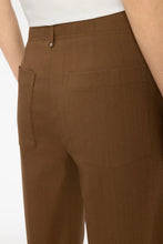 Load image into Gallery viewer, Luisa Cerano Twill Wide-Leg Pants in Dark Terracotta