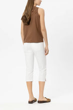 Load image into Gallery viewer, Luisa Cerano Skinny Capri Denim in White