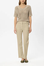 Load image into Gallery viewer, Luisa Cerano Straight Denim with Double Waistband in Sand