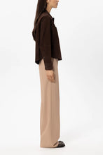 Load image into Gallery viewer, Luisa Cerano Wide-Leg Pants with Pleats in Nude